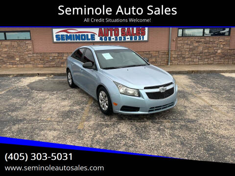 2012 Chevrolet Cruze for sale at Seminole Auto Sales in Seminole OK