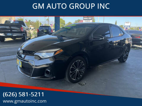 2015 Toyota Corolla for sale at GM AUTO GROUP INC in La Puente CA