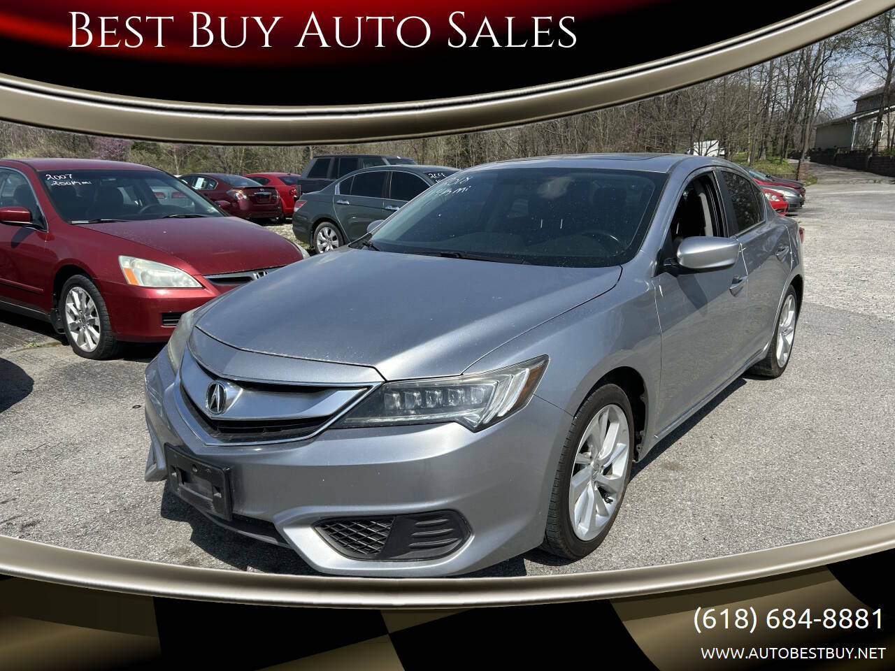 Silver 2018 Acura ILX Base 4dr Sedan 1
