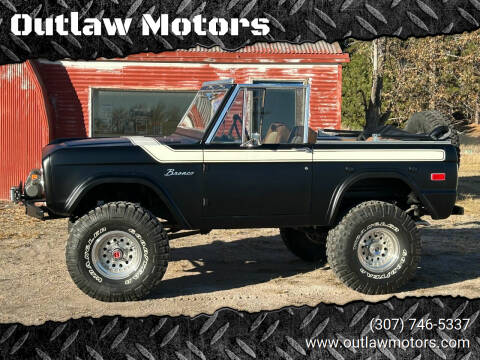 1974 Ford Bronco for sale at Outlaw Motors in Newcastle WY