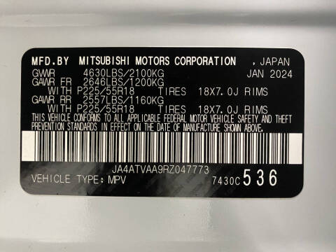 2024 Mitsubishi Eclipse Cross LE