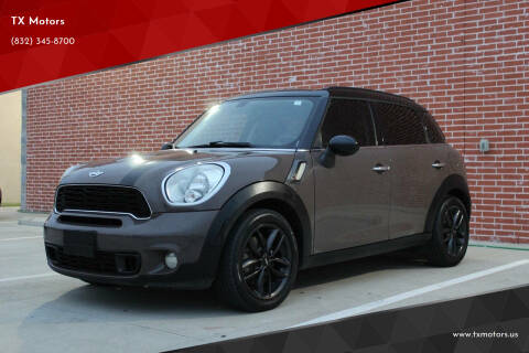 2013 MINI Countryman for sale at TX Motors in Houston TX