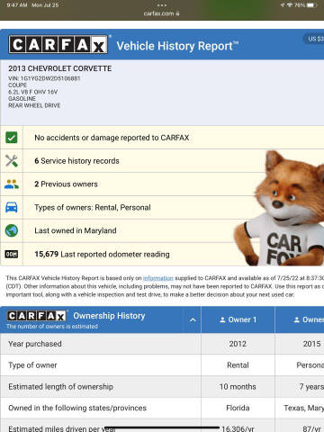 2013 Chevrolet Corvette