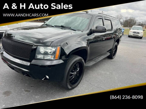 2012 Chevrolet Suburban for sale at A & H Auto Sales in Greenville SC