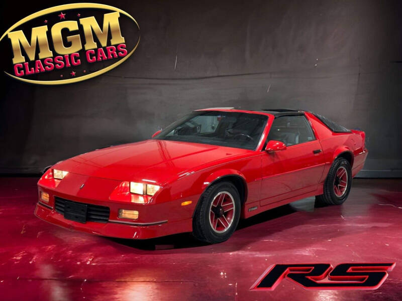 1989 Chevrolet Camaro for sale at MGM CLASSIC CARS in Addison IL