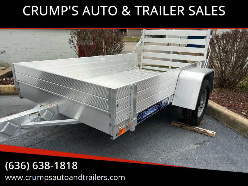 2025 Aluma 8’ Utility Trailer for sale at CRUMP'S AUTO & TRAILER SALES in Crystal City MO