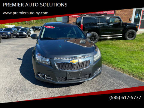 2013 Chevrolet Cruze for sale at PREMIER AUTO SOLUTIONS in Spencerport NY