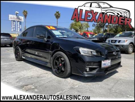 2016 Subaru WRX for sale at Alexander Auto Sales Inc in Whittier CA