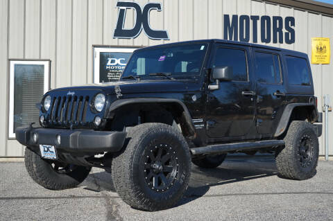 2016 Jeep Wrangler Unlimited for sale at DC Motors in Auburn ME