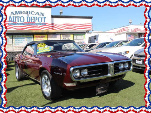 1968 Pontiac Firebird for sale at American Auto Depot in Modesto CA