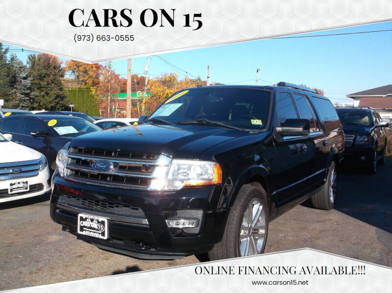 2016 Ford Expedition EL for sale at Cars On 15 in Lake Hopatcong NJ