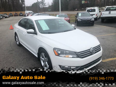 2015 Volkswagen Passat for sale at Galaxy Auto Sale in Fuquay Varina NC
