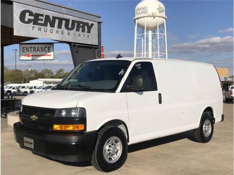 2018 Chevrolet Express Cargo for sale at CENTURY TRUCKS & VANS in Grand Prairie TX