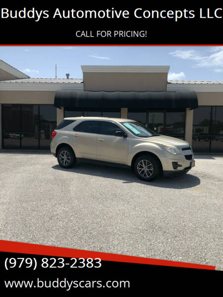 2012 Chevrolet Equinox for sale at Buddys Automotive Concepts LLC in Bryan TX