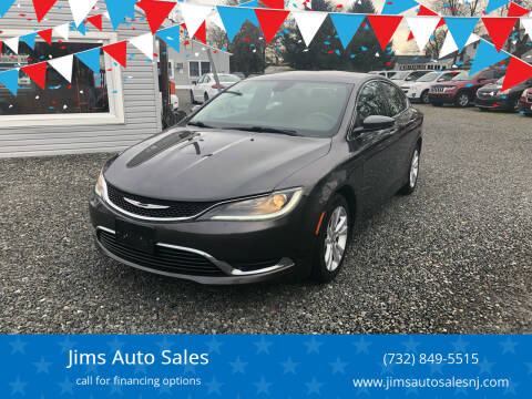 2015 Chrysler 200 for sale at Jims Auto Sales in Lakehurst NJ
