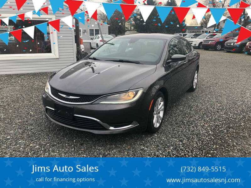 2015 Chrysler 200 for sale at Jims Auto Sales in Lakehurst NJ