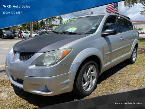 2003 Pontiac Vibe for sale at WRD Auto Sales in Hollywood FL