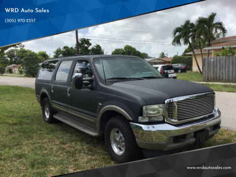 2001 Ford Excursion for sale at WRD Auto Sales in Hollywood FL