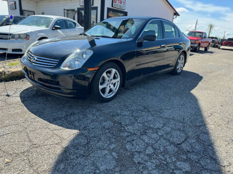 2003 Infiniti G35 for sale at 6767 AUTOSALES LTD / 6767 W WASHINGTON ST in Indianapolis IN