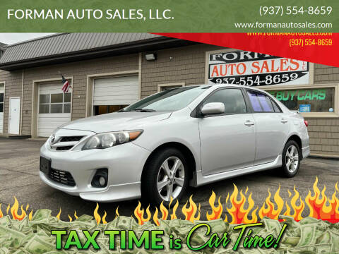 2011 Toyota Corolla for sale at FORMAN AUTO SALES, LLC. in Franklin OH