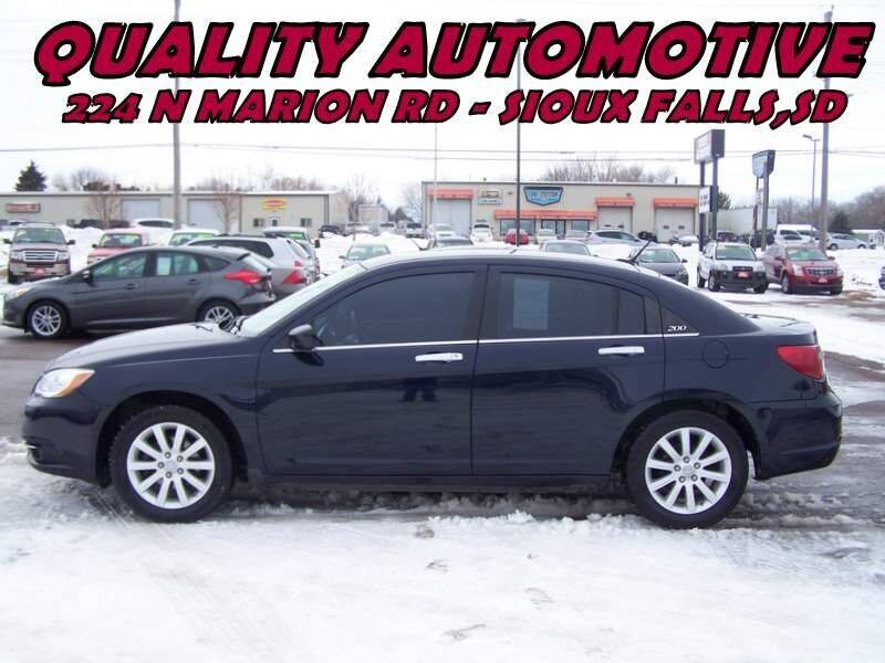 2012 Chrysler 200 for sale at Quality Automotive in Sioux Falls SD
