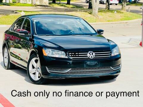 2013 Volkswagen Passat for sale at Texas Drive Auto in Dallas TX