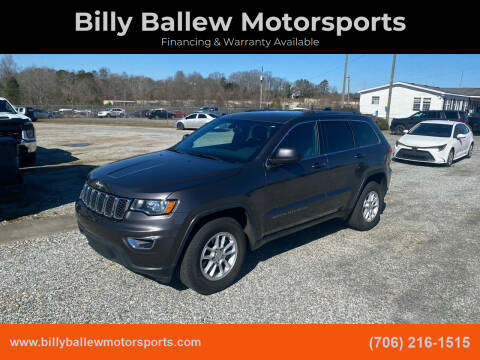 2018 Jeep Grand Cherokee for sale at Billy Ballew Motorsports in Dawsonville GA