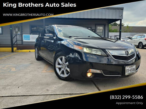2012 Acura TL for sale at King Brothers Auto Sales in Houston TX