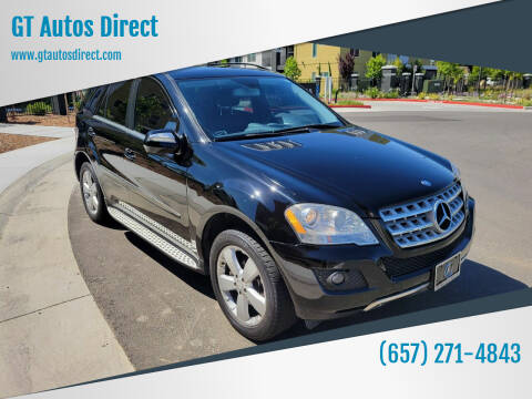 2010 Mercedes-Benz M-Class for sale at GT Autos Direct in Garden Grove CA