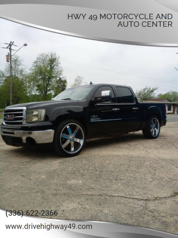 2013 GMC Sierra 1500 for sale at HWY 49 MOTORCYCLE AND AUTO CENTER in Liberty NC