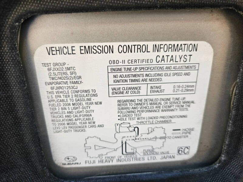 2006 Subaru Outback 2.5i Limited