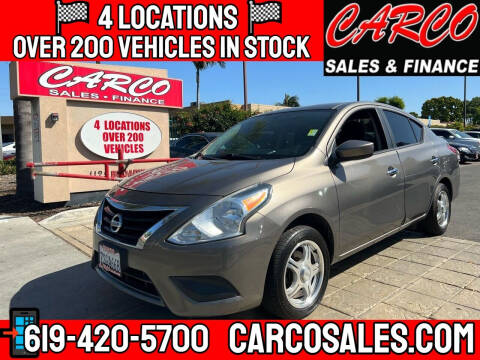 2015 Nissan Versa for sale at CARCO OF POWAY in Poway CA