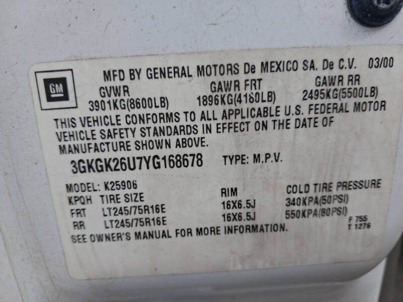 2000 GMC Yukon XL 2500 SLT