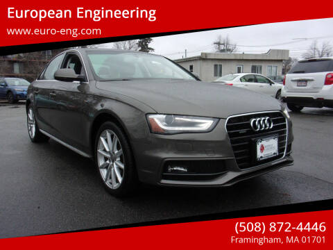 2015 Audi A4 for sale at European Engineering in Framingham MA