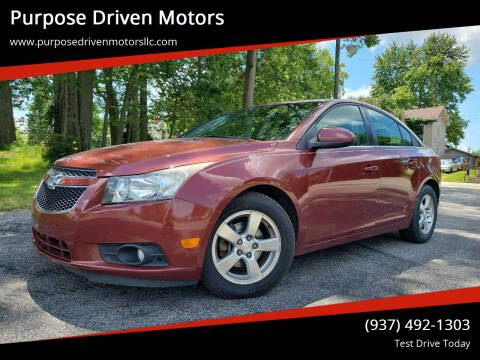 2012 Chevrolet Cruze for sale at Purpose Driven Motors in Sidney OH