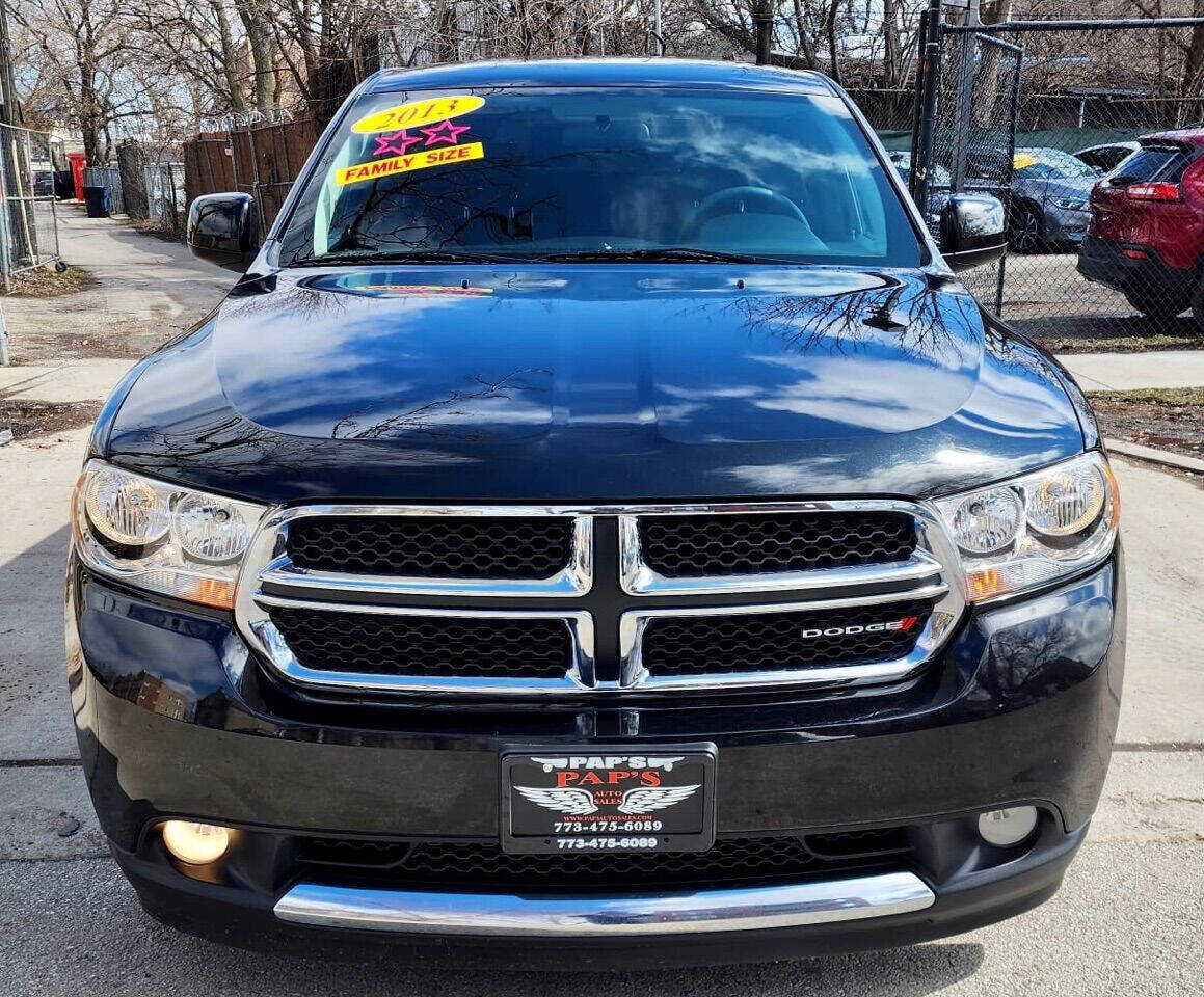 Black 2013 Dodge Durango SXT AWD SXT 4dr SUV 2