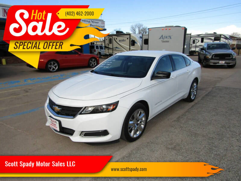 2016 Chevrolet Impala for sale at Scott Spady Motor Sales LLC in Hastings NE