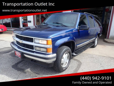 1997 Chevrolet Suburban for sale at Transportation Outlet Inc in Eastlake OH