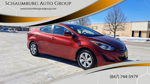 2016 Hyundai Elantra for sale at Schaumburg Auto Group in Schaumburg IL