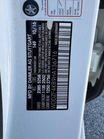 2017 Mercedes-Benz E-Class E 300 4MATIC