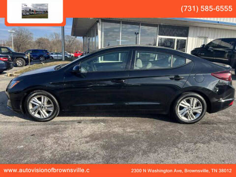 2019 Hyundai Elantra for sale at Auto Vision Inc. in Brownsville TN