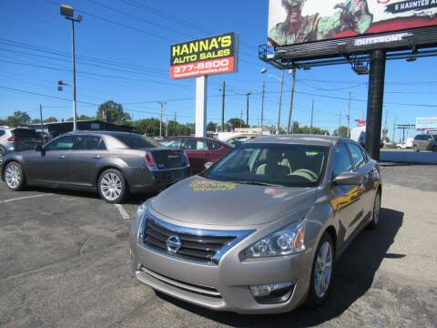 2013 Nissan Altima for sale at Hanna's Auto Sales in Indianapolis IN