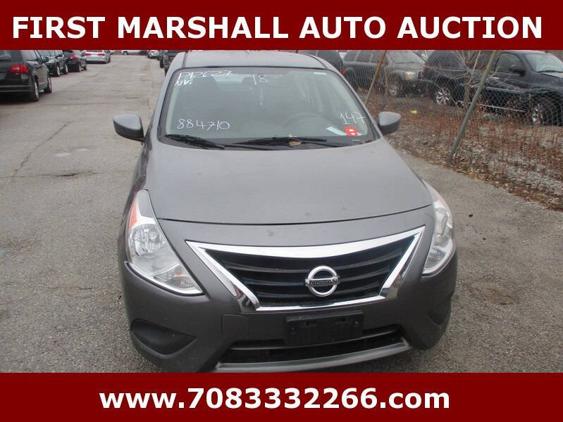 2018 Nissan Versa for sale at First Marshall Auto Auction in Harvey IL