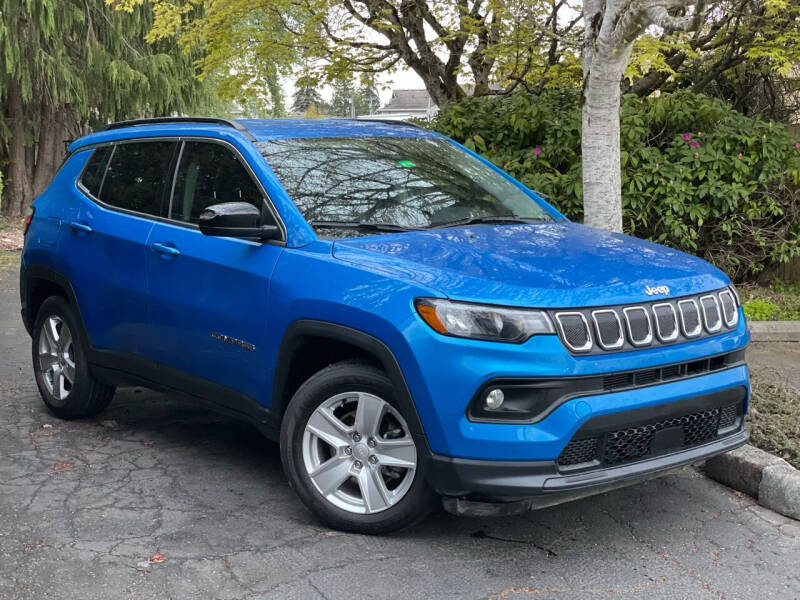 Used 2022 Jeep Compass Latitude with VIN 3C4NJCBB9NT234862 for sale in Everett, WA