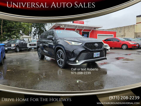 2022 Toyota Highlander for sale at Universal Auto Sales in Salem OR