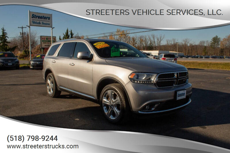 2015 Dodge Durango for sale at Streeters Vehicle Services,  LLC. in Queensbury NY