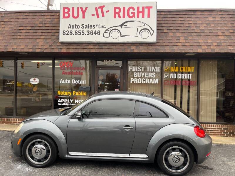 2012 Volkswagen Beetle for sale at Buy It Right Auto Sales #1,INC in Hickory NC