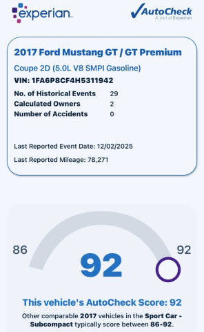 2017 Ford Mustang GT