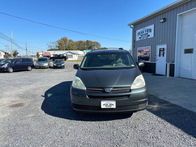 2004 Toyota Sienna for sale at PEAK VIEW MOTORS in Mount Crawford, VA