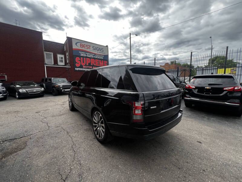 2016 Land Rover Range Rover Supercharged